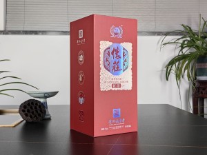 怀庄酒 红淳 上开酒盒包装