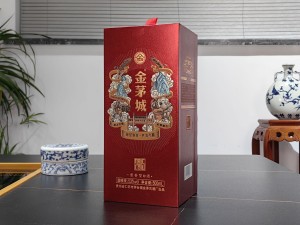 金茂城酒 2015 筒子盒酒盒包装