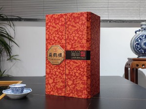 盐城大曲 苏鹤楼对开盒包装